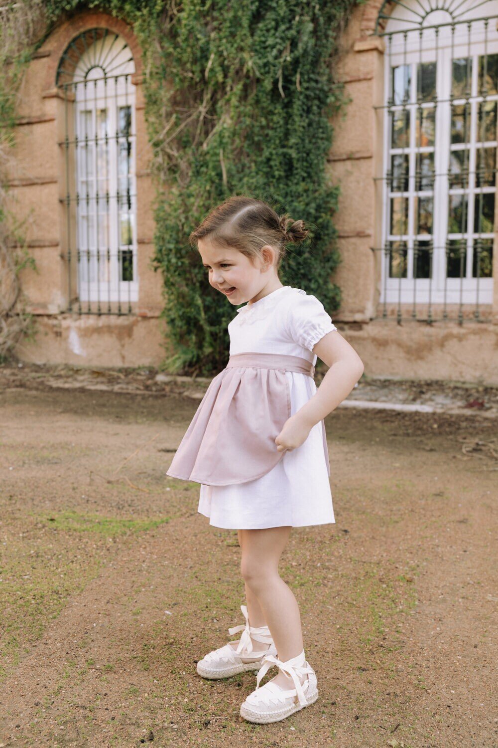 Vestido lino Cottage