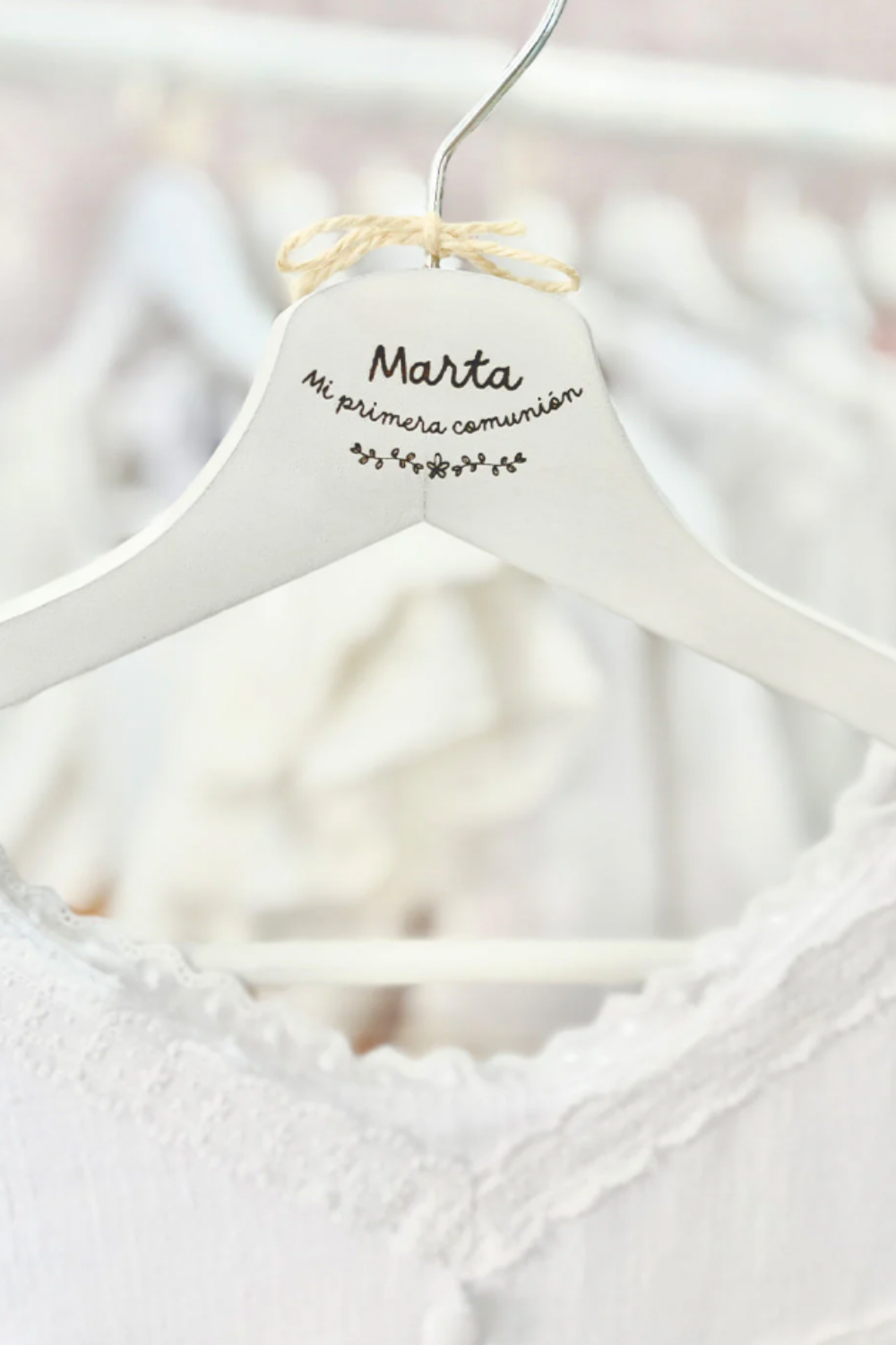 Percha personalizada madera