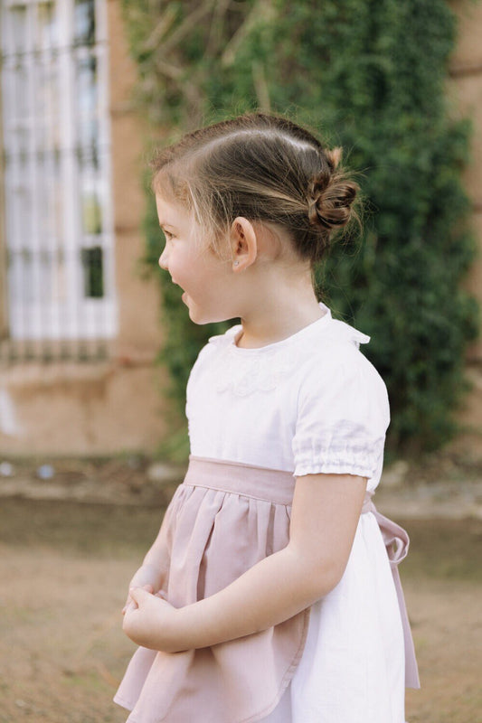 Vestido lino Cottage