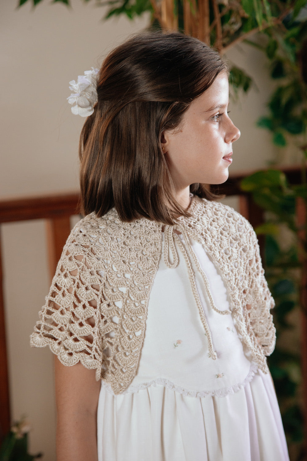 Mañanita crochet lucero