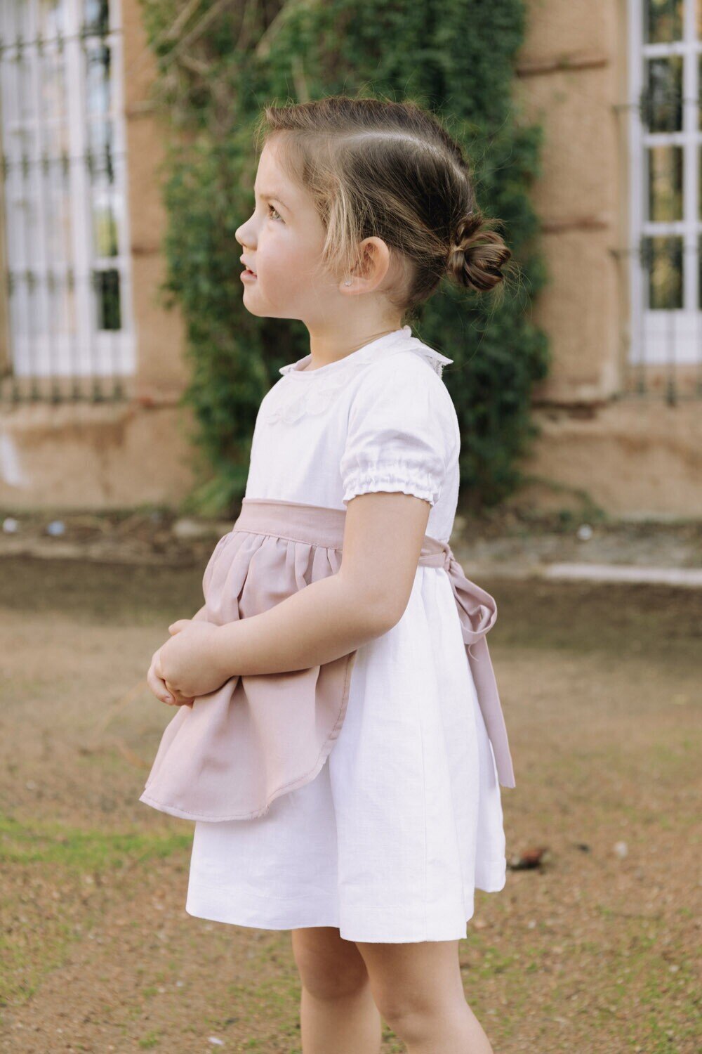 Vestido lino Cottage
