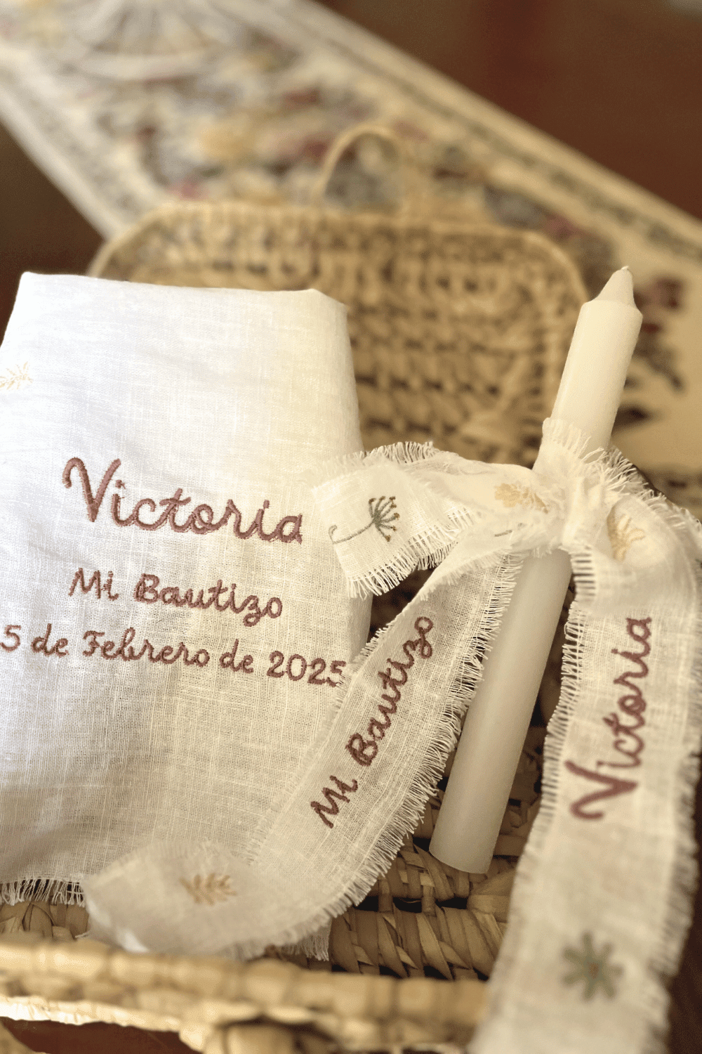 Pack Pañuelo y lazo vela